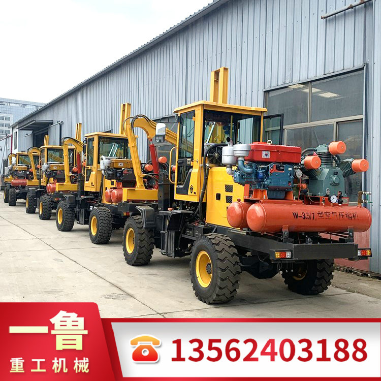 3.5立方护栏打桩机